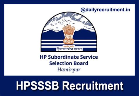 hpsssb hamirpur login|HPSSSB 2022: Registration(Ended), Recruitment, Latest Vacancy, Admit.
